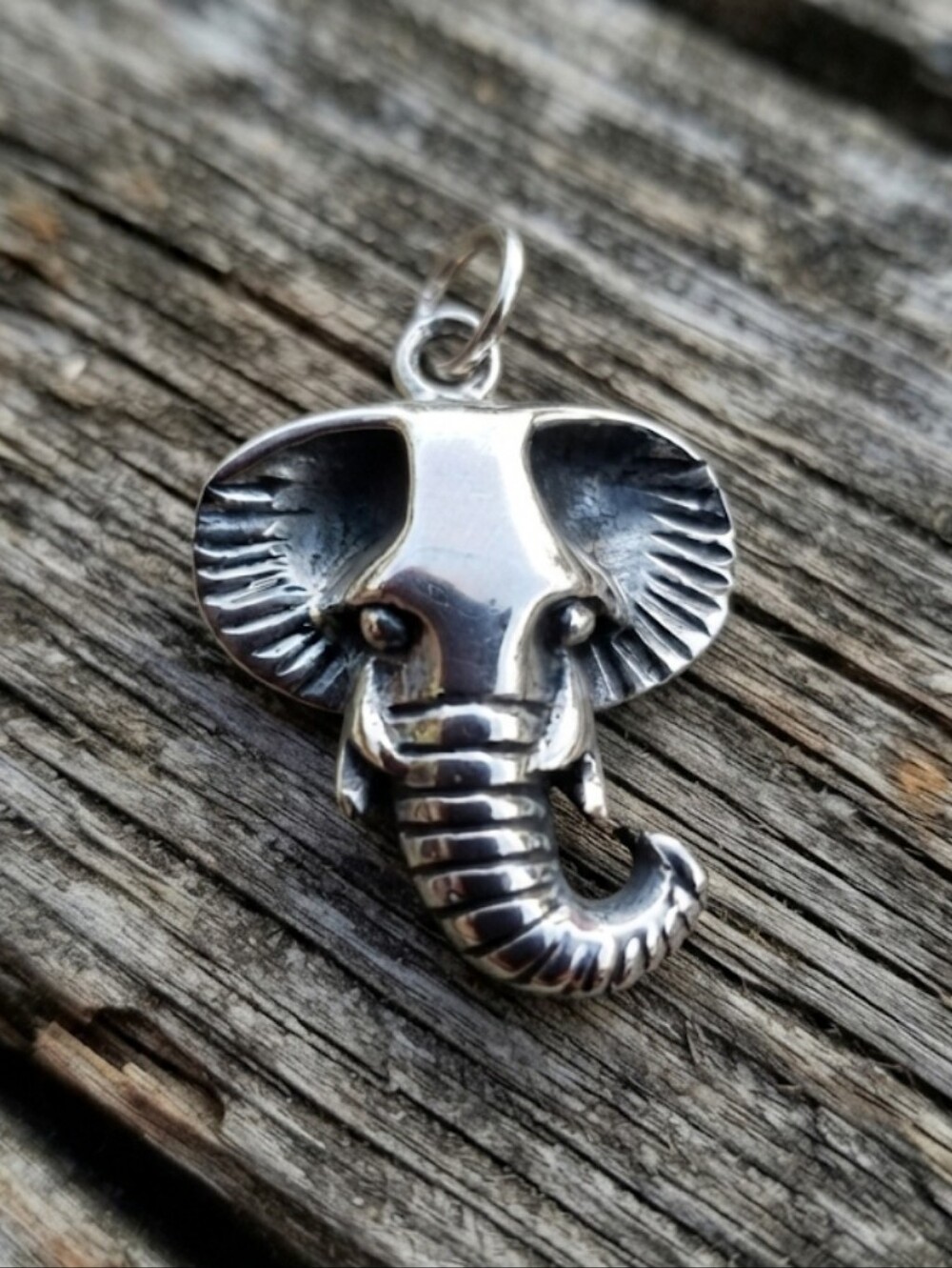 Sterling silver ELEPHANT Pendant